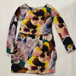 Molo Multicolor Floral Kids Casual Dress